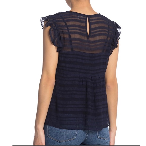 NWT Frame | Flounce Sleeveless Top - Picture 2 of 8